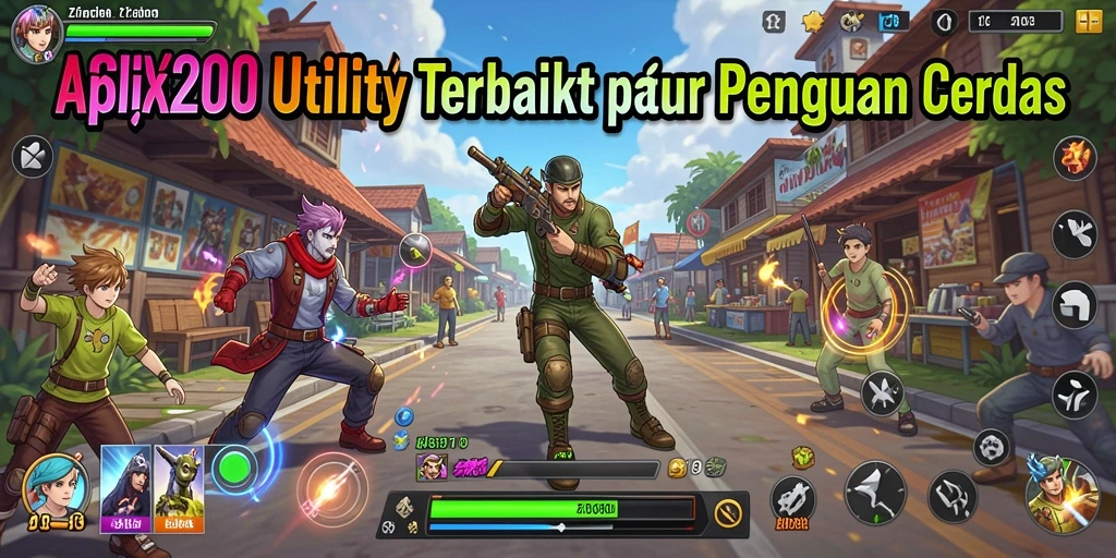 Tampilan antarmuka utama ASIA200 menampilkan fitur-fitur Utility yang bermanfaat.