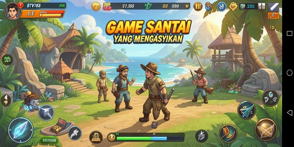 Tangkapan layar gameplay BTV168 menampilkan suasana santai dan menyenangkan.