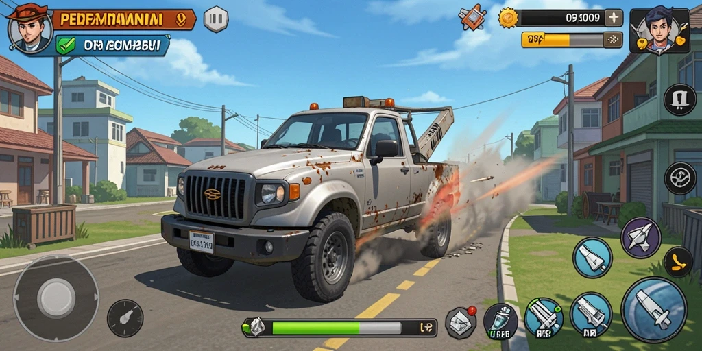 Tampilan gameplay F7F7 yang seru dan menyenangkan.