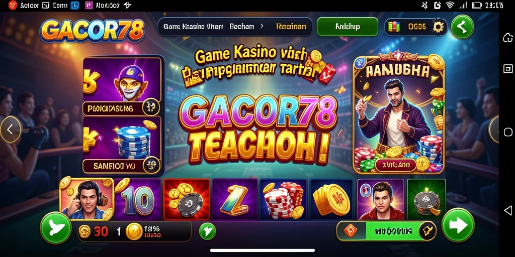 Tampilan menarik gameplay GACOR78 yang menawan.