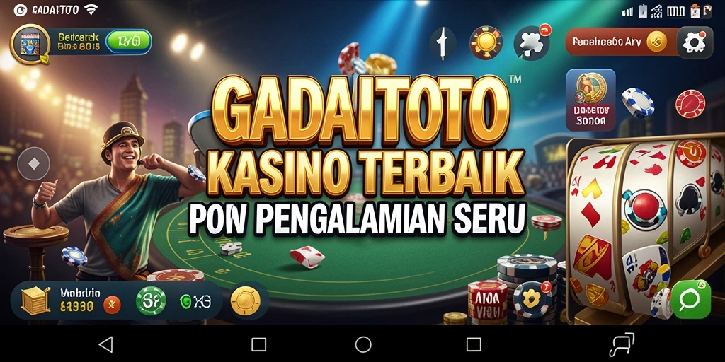 Tampilan gameplay Kasino yang seru di GADAITOTO.