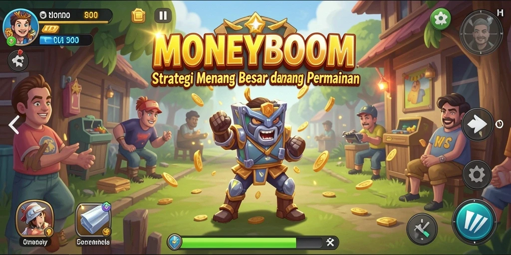 Tampilan screenshot <strong>MONEYBOOM</strong> menampilkan gameplay yang intens dan strategis.