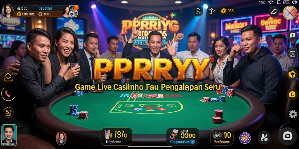 Tampilan permainan Live Casino yang mendebarkan dan interaktif.