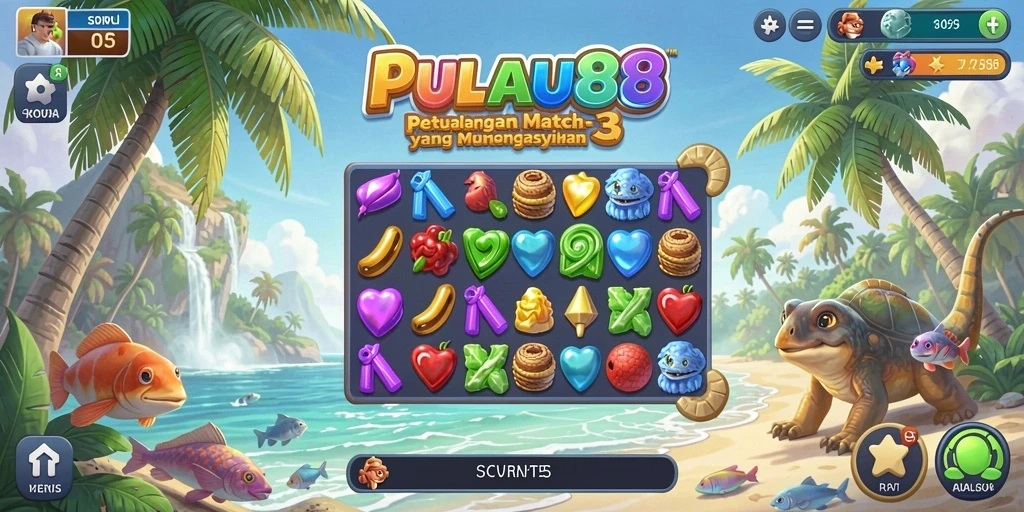 Tangkap momen seru dalam gameplay Match-3 yang menantang!