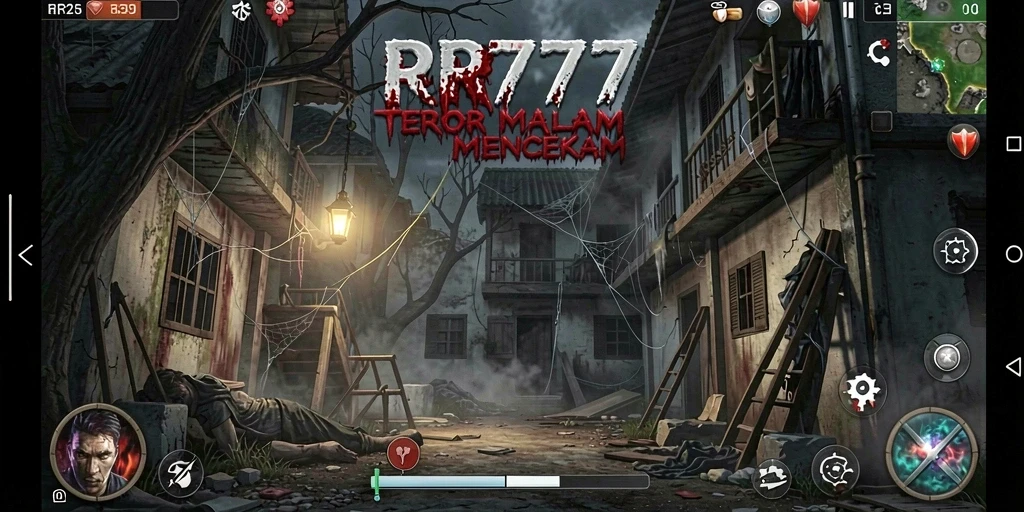 Gameplay RR777 yang penuh teror dan ketegangan di dalam kegelapan.