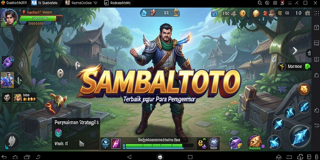 Tangkapan layar permainan SAMBALTOTO dengan tampilan strategi yang mendalam.