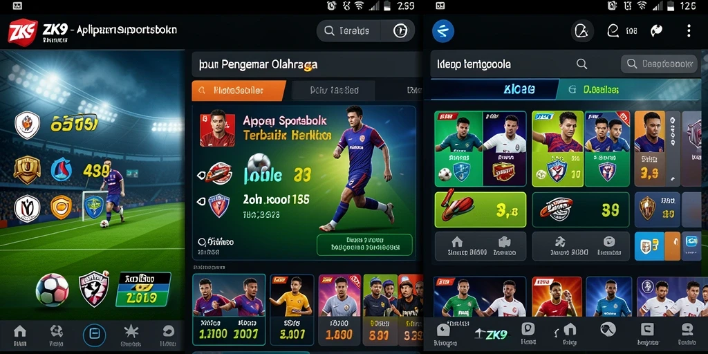 Tampilan gameplay ZK9 yang menarik dari aplikasi Sportsbook.